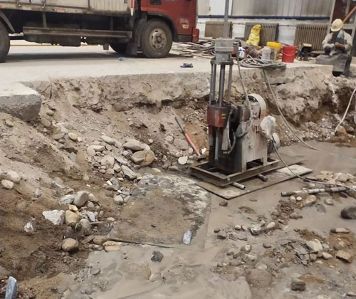 诸暨公路下沉压浆